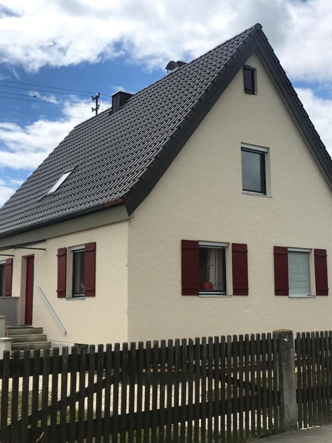 Veitriedhausen Ferienhaus Bei Lauingen, Mit Sauna Und Gartenlounge מראה חיצוני תמונה